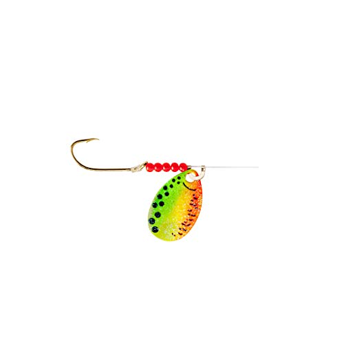 Little Joe Red Devil Single Hook Spinner Rig Fishing Lure - Ideal for Drifting and Trolling with Minnows, Crawlers and Other Live Bait, 36-Inch Snell