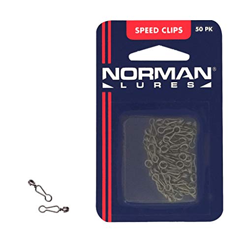 Norman Lures Speed Clips for Quick and Easy Fishing Lure Attachement